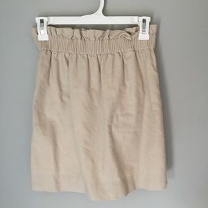 J. Crew Linen-Cotton Sidewalk Skirt